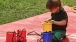 Child at play in the park. Debbie Cooper